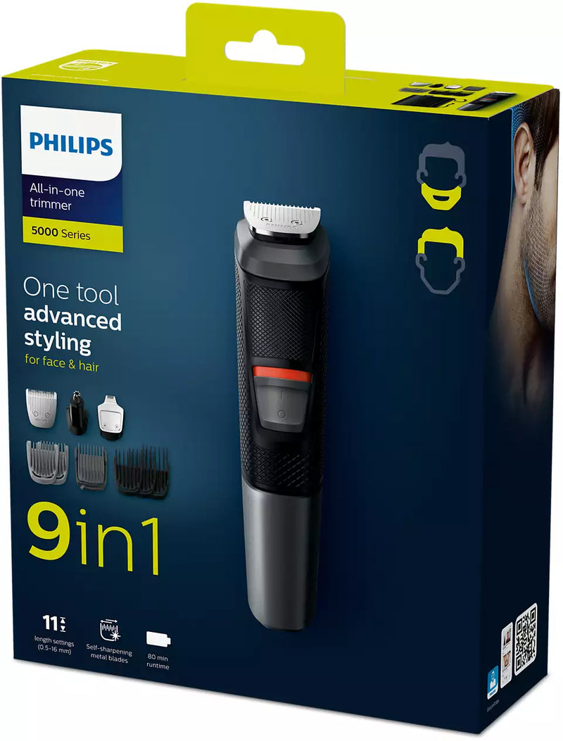 Philips, Multigroom Series 5000 9-in-1, Face and Hair MG5720