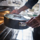 Joseph Joseph, Space Folding Handle Ceramic Non-stick 28cm Blue Shallow Casserole Pan & Lid