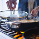 Joseph Joseph, Space Folding Handle Ceramic Non-stick 28cm Blue Saute Pan & Lid