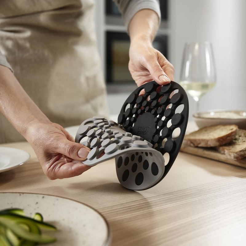 Joseph Joseph, Spot-On™ Set of 2 Grey Silicone Trivets