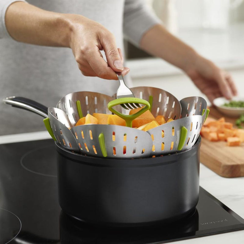 Joseph Joseph, Bloom™ Stainless-steel Folding Steamer Basket
