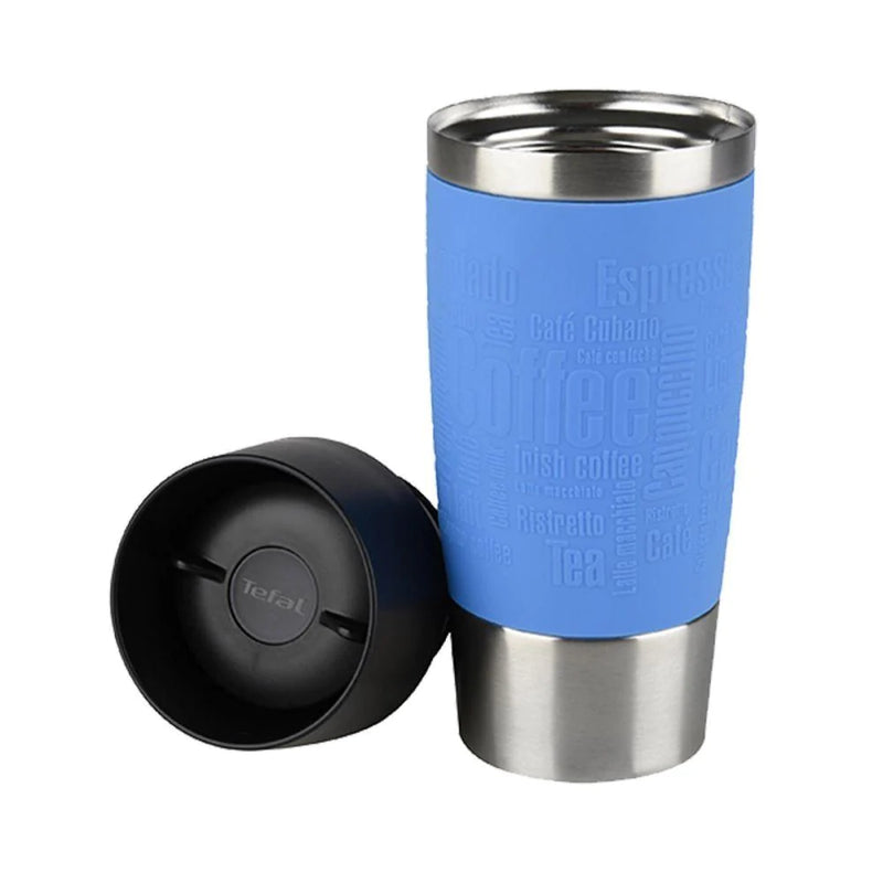 Tefal, Stainless Steel Travel Mug 360 Ml, Blue