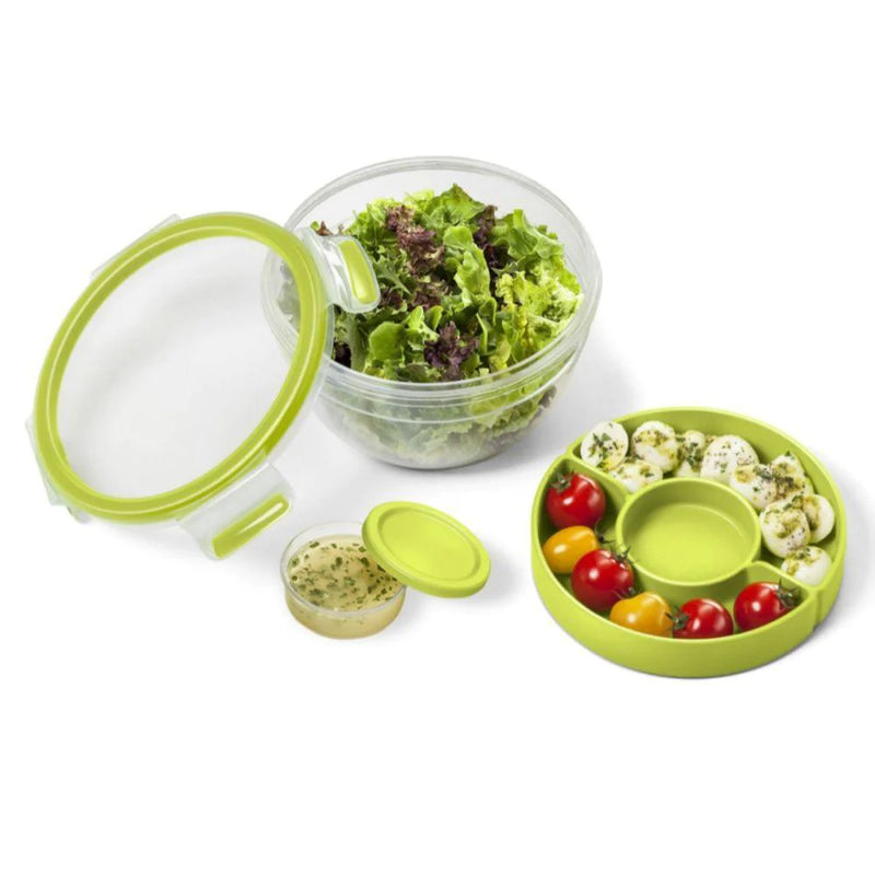 Tefal, Masterseal To Go Round Salad Bowl 1L