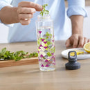 Tefal, Drink 2 Go Decor Drinking Bottle Triangle Screw Lid, 700 Ml