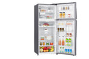 LG, Top Mount Refrigerator, Platinum Silver Color, Smart Inverter Compressor, Door Cooling™, Multi AirFlow