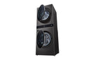 LG, Single Unit Front Load 21/16kg LG WashTower™ with Centre Control™, Black Steel color
