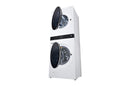 LG, Single Unit Front Load 21/16kg LG WashTower™ with Centre Control™, White
