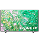 Samsung 85-inch Crystal UHD DU8000 4K Tizen OS Smart TV, Best large size Tv deals 2024 for movies and gaming, Dynamic Crystal Color for one billion shades of color, Sleek and slim design blends into the wall, Samsung Knox Security for privacy, Upscale entertainment with Samsung Tizen OS