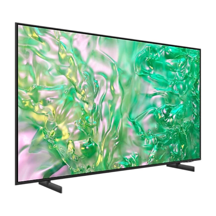 Samsung 85-inch Crystal UHD DU8000 4K Tizen OS Smart TV, Best large size Tv deals 2024 for movies and gaming, Dynamic Crystal Color for one billion shades of color, Sleek and slim design blends into the wall, Samsung Knox Security for privacy, Upscale entertainment with Samsung Tizen OS