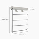 Joseph Joseph, Orderly™ Ecru Belt, Tie & Scarf Hanging Rail