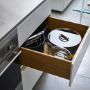 Joseph Joseph, Space Folding Handle Ceramic Non-stick 28cm Blue Shallow Casserole Pan & Lid