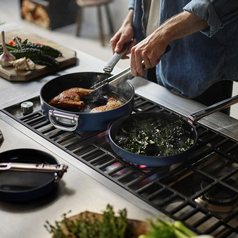 Joseph Joseph, Space Folding Handle Ceramic Non-stick 30cm Blue Frying Pan