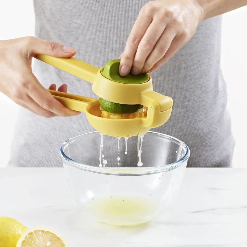 Joseph Joseph, JuiceMax Dual-action Yellow Citrus Press