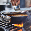 Joseph Joseph, Space Folding Handle Ceramic Non-stick 28cm Blue Saute Pan & Lid