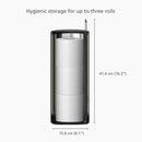 Joseph Joseph, Easystore™ Luxe Stainless-steel Concealed Toilet Roll Holder