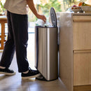 Joseph Joseph, Arc™ 30L Easy-push Stainless-steel Pedal Bin