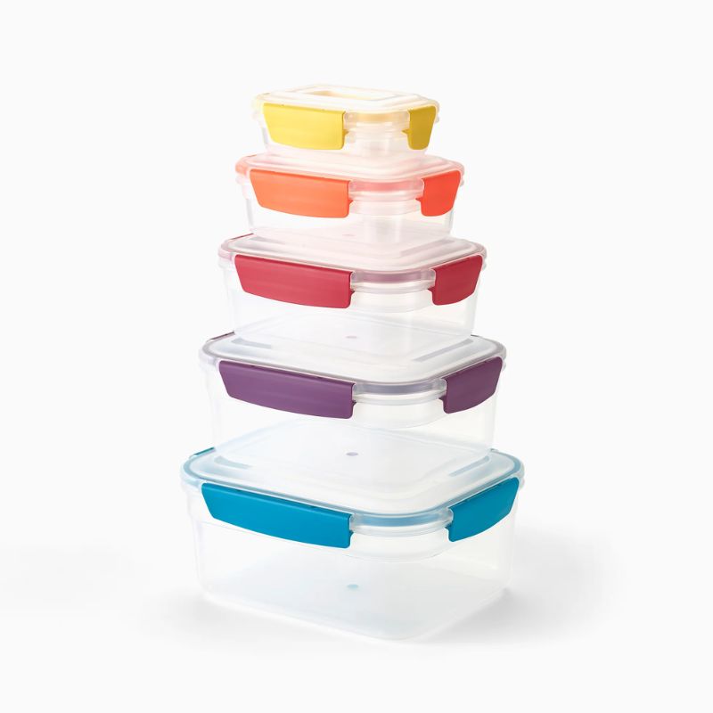 Joseph Joseph, Stack Nest™ Lock 5-piece Multicolour Container Set