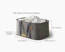 Joseph Joseph, 2-piece Grey Laundry Basket Set