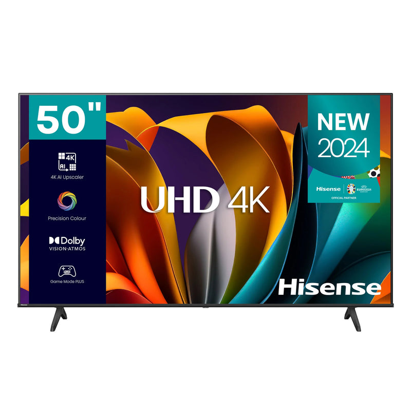 Hisense, TV 50-Inch 4K UHD Smart, Framless