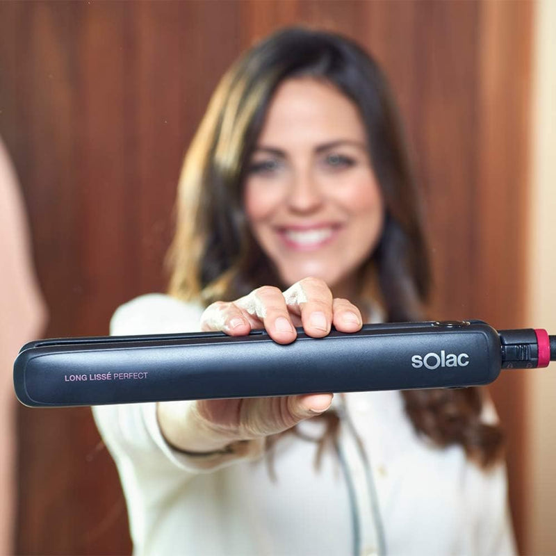 Solac, Flat Iron Lisse Fluor Black