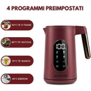 G3 Ferrari, G10205 Kettle Herbal Tech, 1.7 liter, Burgundy
