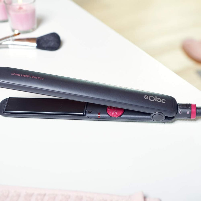 Solac, Flat Iron Lisse Fluor Black