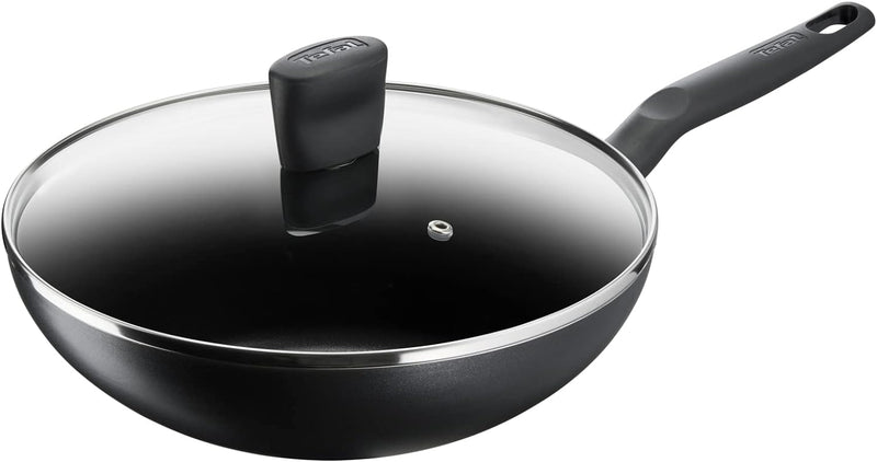 Tefal, Super Cook Wokpan with Glass lid, 28 cm