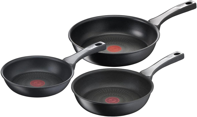 Tefal, Unlimited Set of 3 Frying Pans 20/24/28 cm