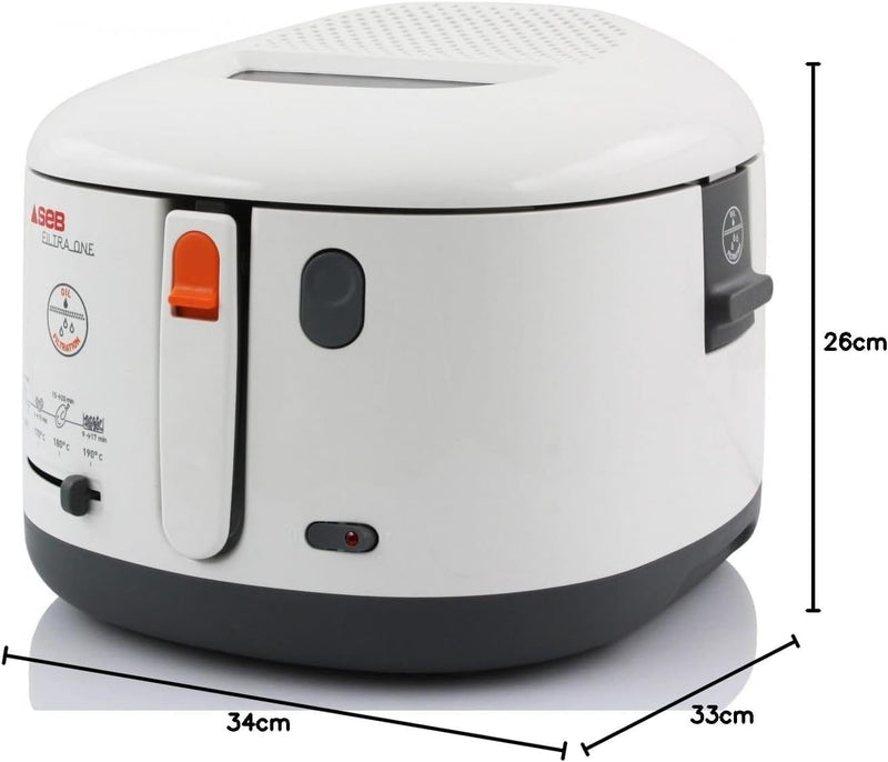 Seb FF162100 Filtra One Deep Fryer White
