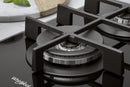 Whirlpool, GOWL 628/NB Gas hob cm. 59 - Black Ceramic Glass
