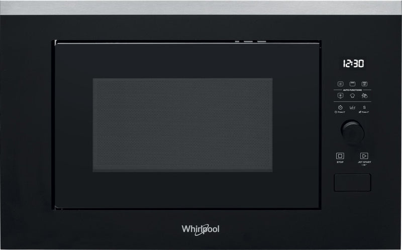 Whirlpool, WMF250G Built-in Microwave Oven, Black / Stainless Steel