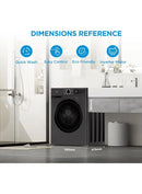 Midea, 8KG Front Load Inverter Washing Machine 1400RPM Steam HealthGuard Turbo Wash