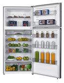 Queen Chef, Double Door No Frost Inverter 632L, Silver