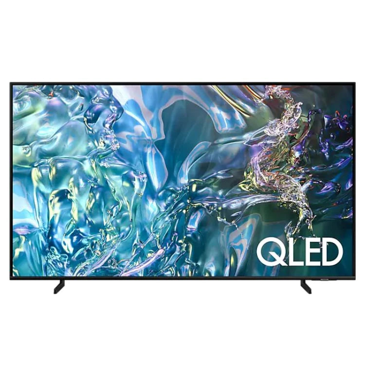 Samsung 65-inch QLED 4K Q60D Tizen OS Smart TV, Best large size Tv deals 2024 for movies and gaming, Billion shades of color with Quantum Dot, sleek and slim, Upscale entertainment with Samsung Tizen OS and get up to 4K resolution with powerful 4K upscaling