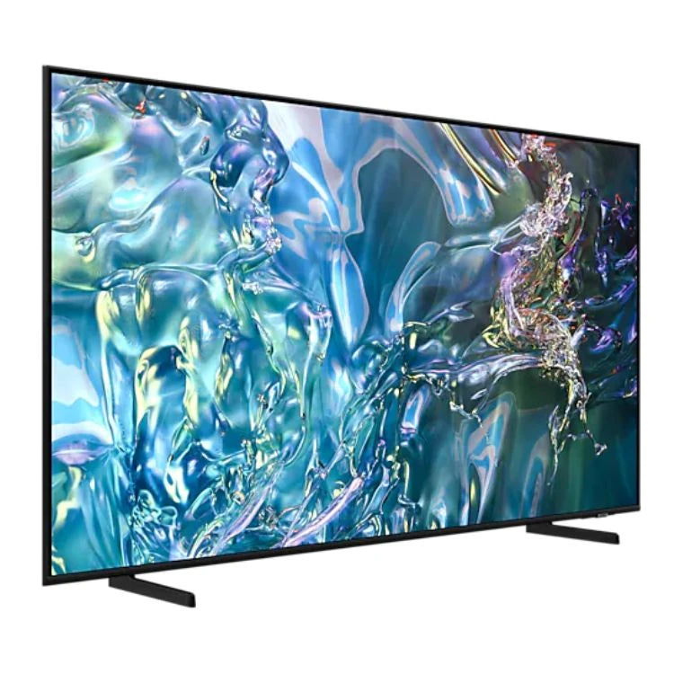 Samsung 55-inch QLED 4K Q60D Tizen OS Smart TV, Best large size Tv deals 2024 for movies and gaming, Billion shades of color with Quantum Dot, sleek and slim, Upscale entertainment with Samsung Tizen OS and get up to 4K resolution with powerful 4K upscaling