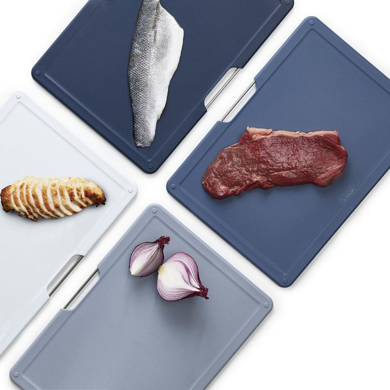 Joseph Joseph, Folio 4-piece Grey Chopping Board Set Large