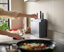 Joseph Joseph, Folio™ Plus 8-piece Grey Knife & Chopping Board Set