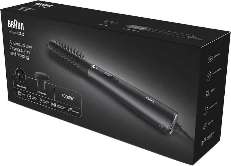 Braun, Airstyler AS4.2 Airbrush 1000W BRAS420SDE - Ionic Black