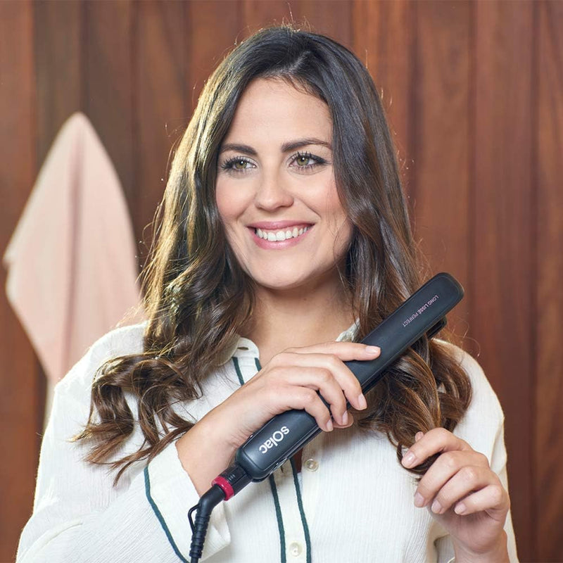 Solac, Flat Iron Lisse Fluor Black