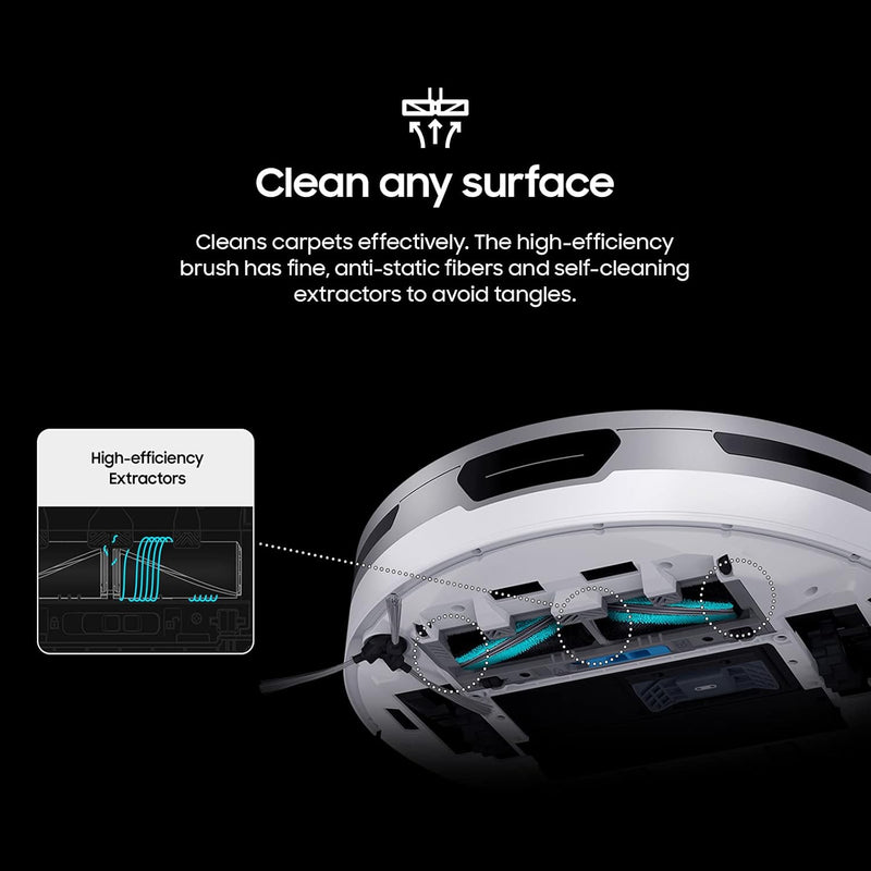 Samsung, Jet Bot Robot Vacuum Cleaner, White