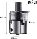 Braun, Multijuice 7 Sj7000 1000W Cold Extraction Juicer Xl Chute 1.5L Pulp