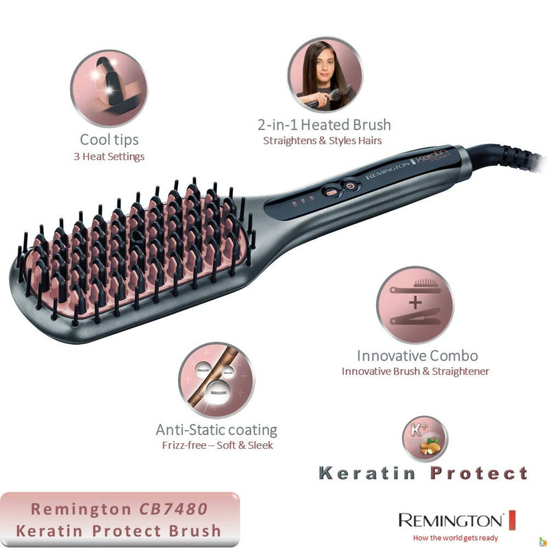 Remington, Keratin Protect Straight Brush CB7480