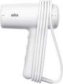Braun HD2.1 hair dryer 2100 watts white lightweight design with easy cord storage