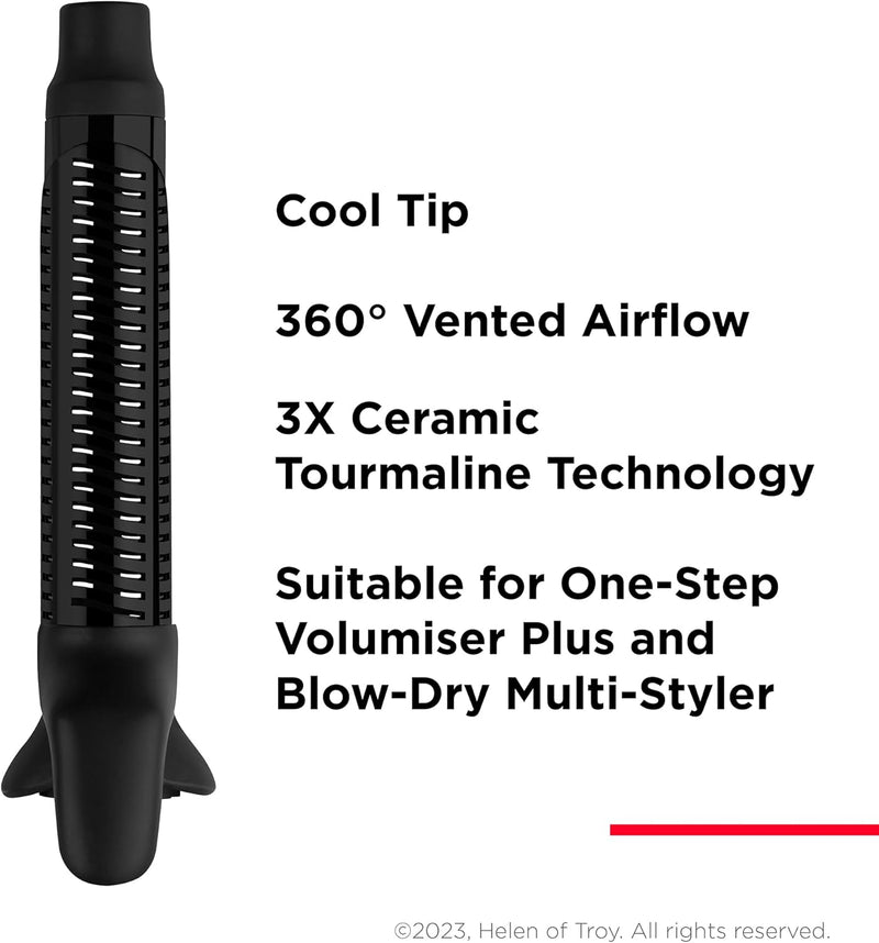 Revlon, One-Step 360° Vented Curler Head Attachment Black