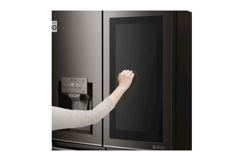LG, InstaView Door-in-Door™ , Four Door Refrigerator, 705L Gross Capacity with HygieneFRESH+™, Black Stainless