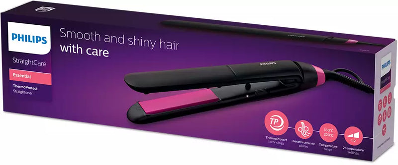 Philips, Straight Care Essential ThermoProtect Straightener - BHS375
