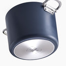 Joseph Joseph, Space Folding Handle Ceramic Non-stick 25cm Blue Stock Pot & Lid