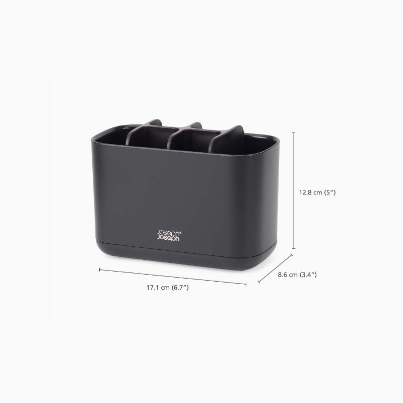 Joseph Joseph, EasyStore™ Large Matt Black Toothbrush Holder