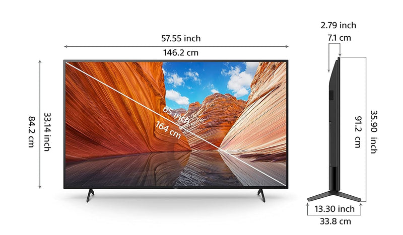 Sony, Bravia 164 cm (65 inches) 4K Ultra HD Smart LED Google TV KD-65X80J
