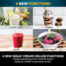Ninja, CREAMi Deluxe 10-in-1 Ice Cream and Frozen Drink Maker